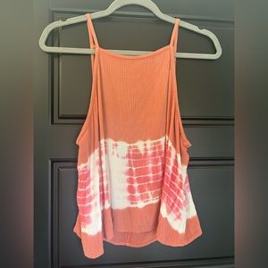 Coral crop top